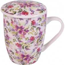 Кружка HOMECLUB с ситечком, 360мл, фарфор Арт. 206042 в магазинах Лента