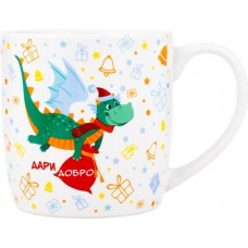 Кружка HOMECLUB Дракон, с брелком, фарфор, 350мл, Арт. ED-c13 в магазинах Лента