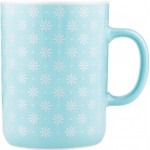 Кружка HOMECLUB Silver snowflakes, фарфор, 390мл, Арт. ED-c3
