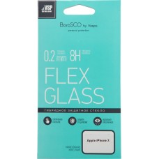 Стекло защитное BORASCO VSP Flex для iPhone X в магазинах Лента