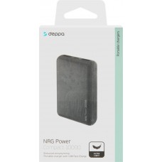 Аккумулятор внешний DEPPA 10000 мАч, 2,1A, 2xUSB, компактный, в ассортименте в магазинах Лента