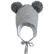 Шапка демисезонная детская LITTLE TIMES серая, Арт. HULT-demi20-gray в магазинах Лента