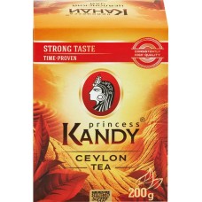 Чай черный ПРИНЦЕССА КАНДИ Цейлонский листовой, 200г в магазинах Лента