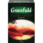 Чай черный GREENFIELD Golden Ceylon листовой, 100г