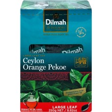 Чай черный DILMAH Цейлонский листовой, 250г в магазинах Лента