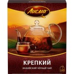 Чай черный ЛИСМА Крепкий Индийский байховый, 100пак