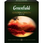 Чай черный GREENFIELD Golden Ceylon Цейлонский, 100пак