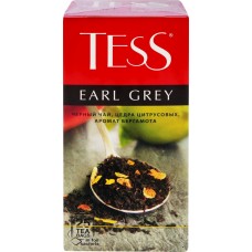 Чай черный TESS Эрл грей с добавками, 25пак в магазинах Лента