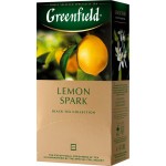Чай черный GREENFIELD Lemon Spark Цейлонский, 25пак