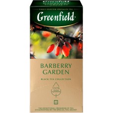 Чай черный GREENFIELD Индийский Barberry Garden, 25пак в магазинах Лента