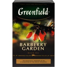Чай черный GREENFIELD Barberry Garden листовой, 100г в магазинах Лента
