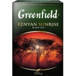 Чай черный GREENFIELD Kenyan Sunrise листовой, 200г