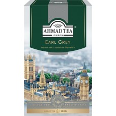 Чай черный AHMAD TEA Earl Grey байховый листовой ароматизированный, 100г в магазинах Лента