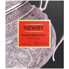 Чай черный NEWBY Indian Breakfast байховый, 100г в магазинах Лента