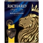 Чай черный RICHARD Royal Ceylon Цейлонский байховый, 100пак