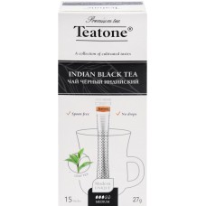 Чай черный TEATONE Индийский, 15пак в магазинах Лента