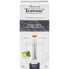 Чай черный TEATONE с ароматом бергамота, 15пак в магазинах Лента