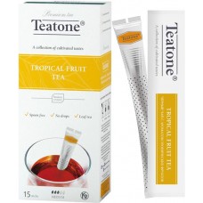 Чай черный TEATONE с ароматом тропических фруктов, 15пак в магазинах Лента