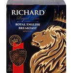 Чай черный RICHARD Royal English Breakfast байховый, 100пак