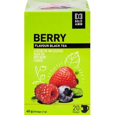 Чай черный DOLCE ALBERO с ароматом ягод, 20пак в магазинах Лента