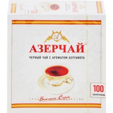 Чай черный АЗЕРЧАЙ с ароматом бергамота, 100пак в магазинах Лента
