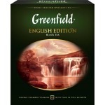Чай черный GREENFIELD English Edition Цейлонский байховый, 100пак