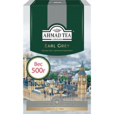 Чай черный AHMAD TEA Эрл грей, листовой, 500г в магазинах Лента
