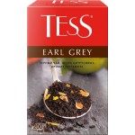 Чай черный TESS Эрл Грей байховый с ароматом бергамота, листовой, 200г
