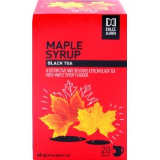 Чай черный DOLCE ALBERO с ароматом кленового сиропа, 20пак в магазинах Лента