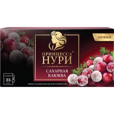 Чай черный ПРИНЦЕССА НУРИ Сахарная клюква, 25пак в магазинах Лента