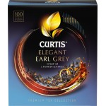 Чай черный CURTIS Elegant Earl Grey, 100пак