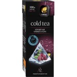 Чай черный CURTIS Cold Tea Клюква, асаи, 12пир