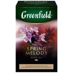 Чай черный GREENFIELD Спринг Мелоди байховый, листовой, 100г