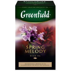 Чай черный GREENFIELD Спринг Мелоди байховый, листовой, 100г в магазинах Лента