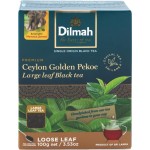 Чай черный DILMAH Golden pekoe цейлонский, листовой, 100г