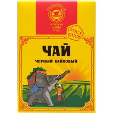 Чай черный РОСЧАЙПРОМ Байховый мелколистовой, 250г в магазинах Лента