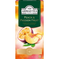 Чай черный AHMAD TEA Персик, маракуйя, 25пак в магазинах Лента