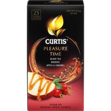 Чай черный CURTIS Pleasure Time арома, 25пак в магазинах Лента