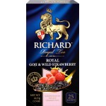 Чай черный RICHARD Royal Goji&Wild Strawberry арома, 25пак