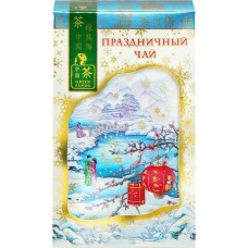 Чай черный ЗЕЛЕНАЯ ПАНДА Праздничный, листовой, 100г в магазинах Лента
