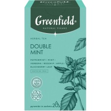 Напиток чайный GREENFIELD Нейчерал Тизан Дабл Минт, 20пак в магазинах Лента