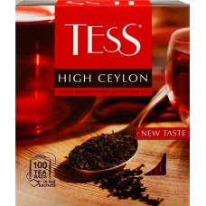 Чай черный TESS Хай Цейлон, 100пак в магазинах Лента