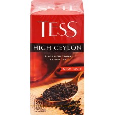 Чай черный TESS High ceylon, 25пак в магазинах Лента