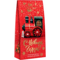 Чай черный FRU TEA Новогодний паровоз, листовой, 50г в магазинах Лента