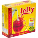 Чай черный JOLLY в пакетиках для разовой заварки, 200г