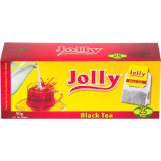 Чай черный JOLLY в пакетиках для разовой заварки, 50г в магазинах Лента