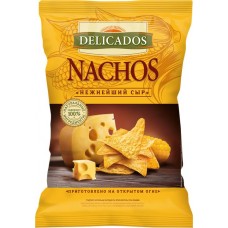 Чипсы кукурузные DELICADOS Nachos со вкусом сыра, 150г в магазинах Лента