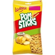 Чипсы картофельные POMSTICKS со вкусом сметаны и специй, соломка, 100г в магазинах Лента