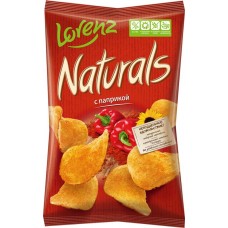 Чипсы картофельные NATURALS с паприкой, 100г в магазинах Лента