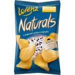 Чипсы картофельные NATURALS с морской солью и перцем, 100г